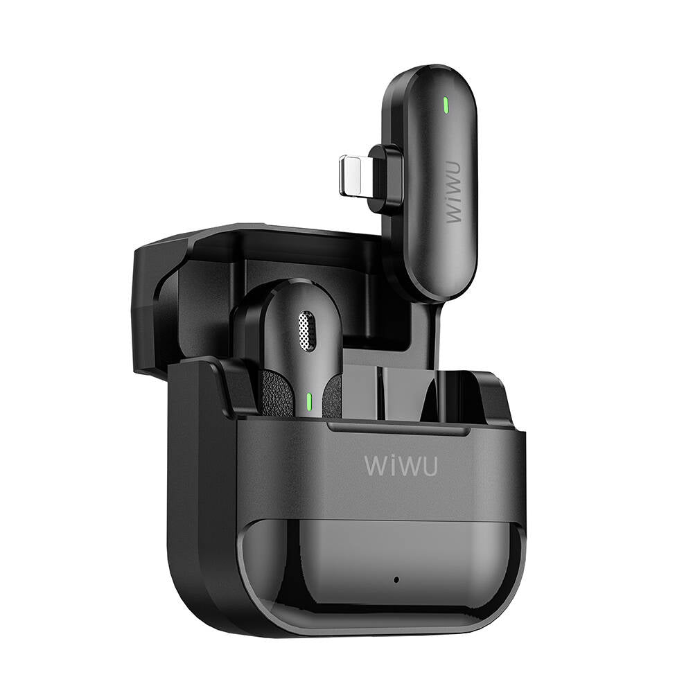 Wiwu Wi-WM001 Lightning Şarj Portlu Kablosuz Yaka Mikrofonu Wiwu Wi-WM001 Lightning Şarj Portlu Kablosuz Yaka Mikrofonu